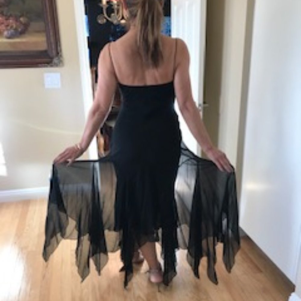 Dina Bar - El Silk Spaghetti Straps Cocktail Dress